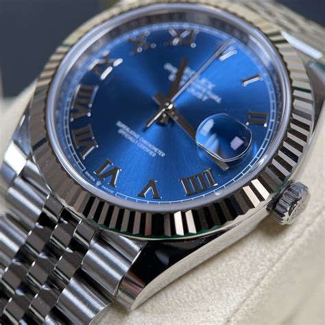 rolex datejust azzurro blue jubilee|rolex datejust 41 bezel.